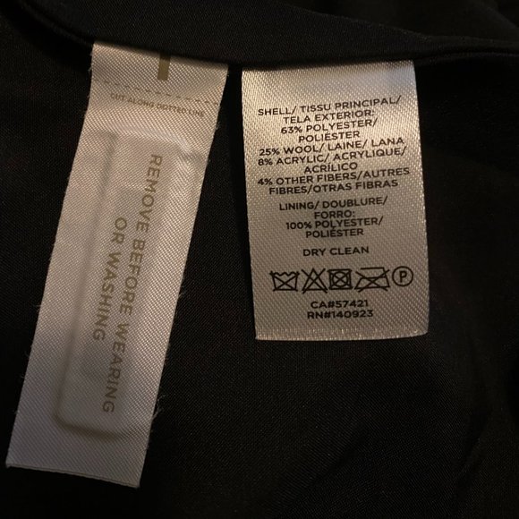 LOFT Wool Button Front Skirt - Picture 3 of 5